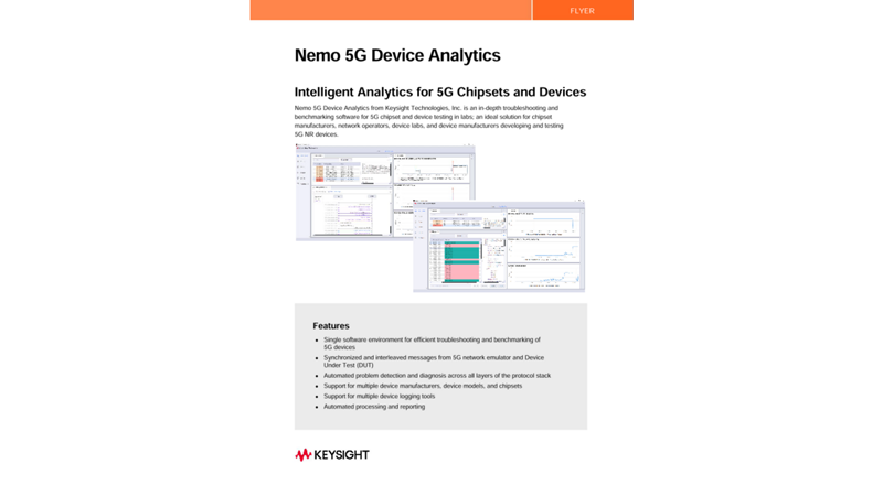 Nemo 5G Device Analytics